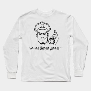 Police Officer Emblem Long Sleeve T-Shirt